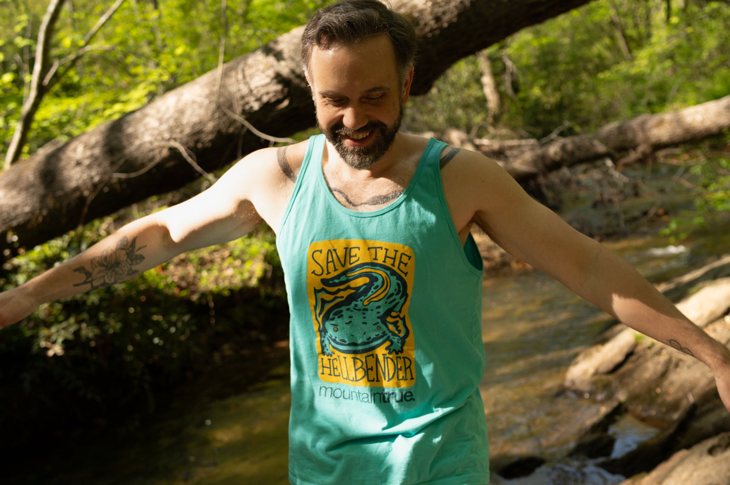 Hellbender Tank Top (Teal)