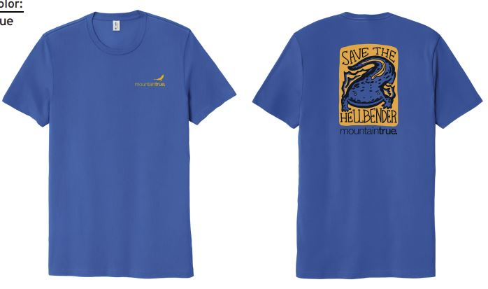 100% Organic Cotton Hellbender T-shirt