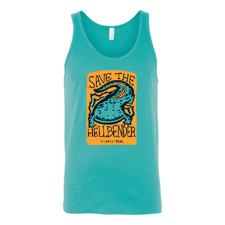 Hellbender Tank Top (Teal)